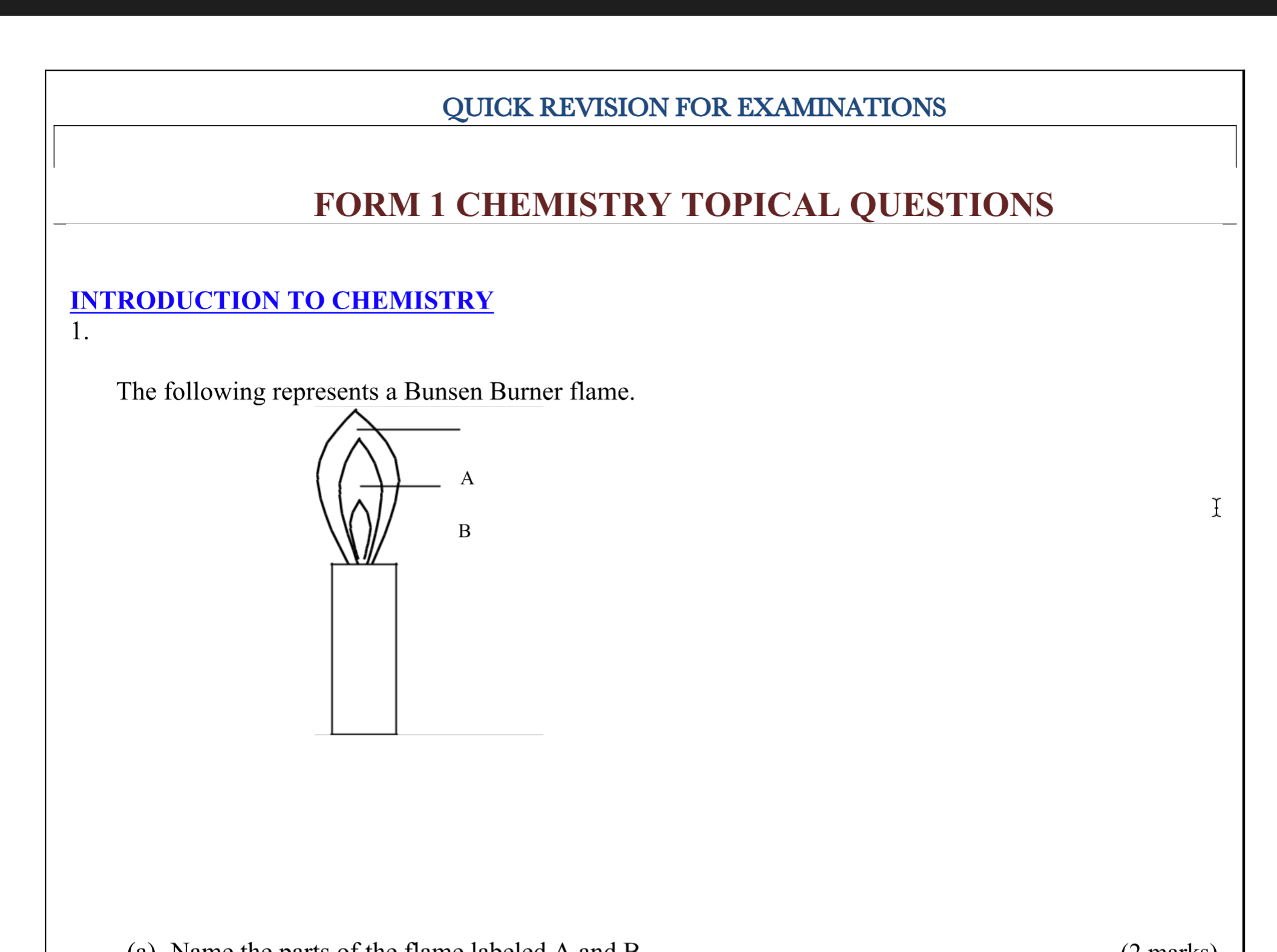 CHEM F1 TOPICAL QZ